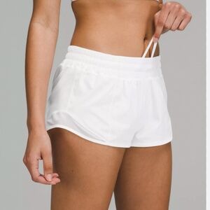 White lululemon shorts